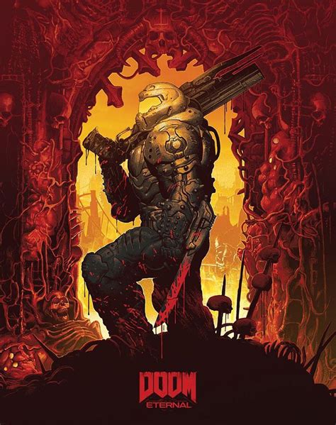 Doom By Gabz Home Of The Alternative Movie Poster Amp In 2020 Doom Videogame Doom 2016