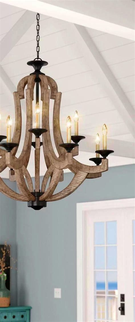 12 Light Empire Chandelier This Stunning Farmhouse Style Rustic