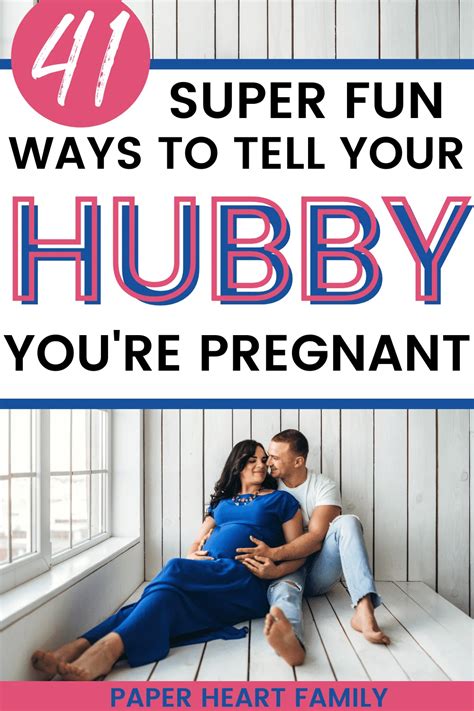 Making A Pregnancy Announcement To Your Husband 41 Ideas