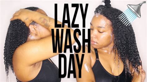 LAZY WASH DAY NATURAL HAIR YouTube