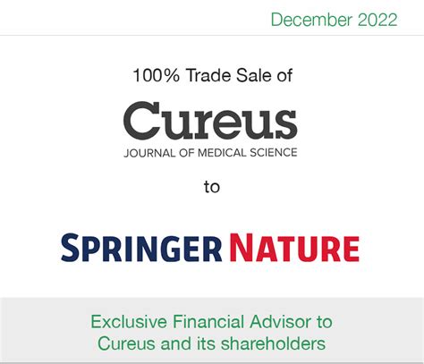 Open Access Medical Journal Publisher Cureus Sold To Springer Nature