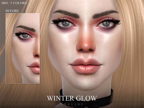 Pralinesims Season Glow Duo N03 04 Summer Glow The Sims 4 Skin Sims 4