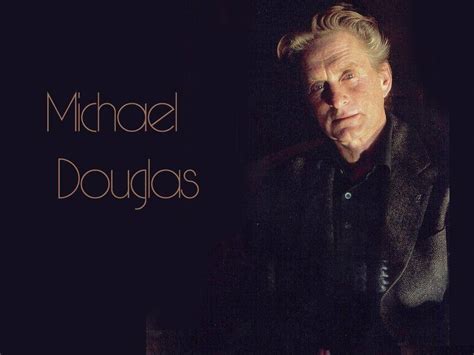 Download American Actor Michael Douglas Poster Wallpaper