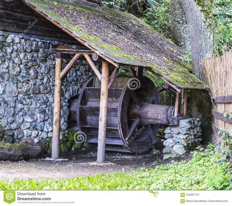 Old Wooden Mill Stock Image Image Of House Mill Farm 124491715