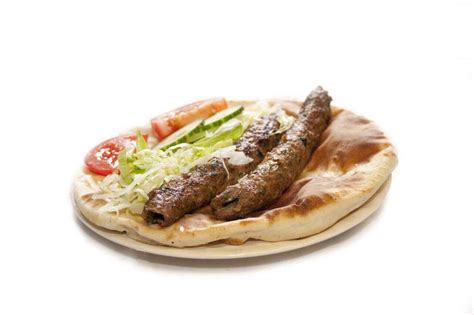 Sweet Centre Seekh Kebabs Naan Salad And Souce Sweet Centre Desi Food