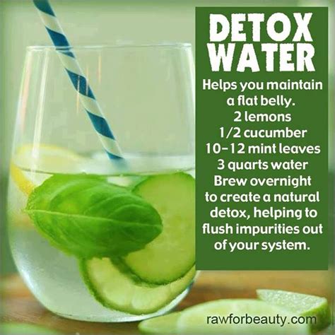 Detox Water Helps You Maintain A Flat Belly Trusper