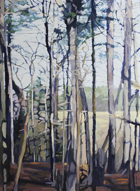 Liz Hoag Maine Art Landscape Paintings Abstract Tree Painting