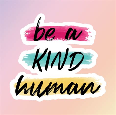 Be A Kind Human 2 Best Holiday T Trendy Stickers Cute Etsy