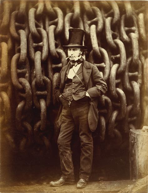 Robert Howlett Isambard Kingdom Brunel Standing Before The Launching