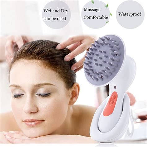 Funwill Scalp Massager For Hair Growth Electric Head Massaging Brush Waterproof Vibration Hair