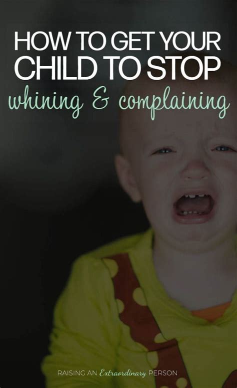 How To Stop Whining And Complaining And Keep Your Sanity Stop Whining