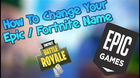 I registered for an epic account on computer and it somehow linked to my switch account and then i was able to change it. How To Change Your Fortnite / Epic Games Username In Under ...