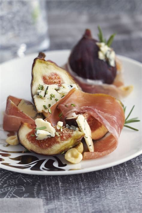 Grilled Prosciutto Wrapped Figs Stuffed With Blue Cheese Recipe In