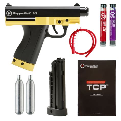 Tcp™ Pepperball Launcher Ready To Defend Kit Yellow Non Lethal