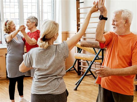 Aerobics And Dance Cardio Fitness For Seniors