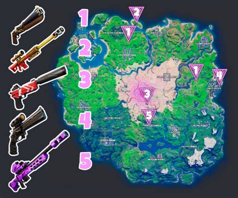 All The Exotic And Mythical Weapons In Fortnite Chapter 2 Season 5