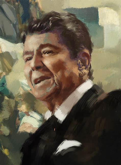 Ronald Reagan Painting At Explore Collection Of