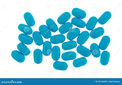 blue pills on a white background stock image image of group isolated 70116439