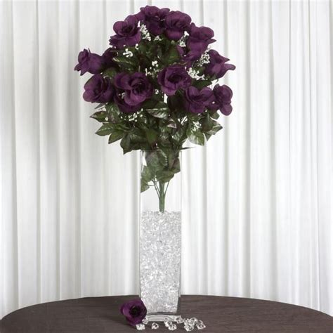 Dysart road, building b in avondale, az 85323. 4 Pack Eggplant Artificial Giant Rose Bud Flower Bridal ...