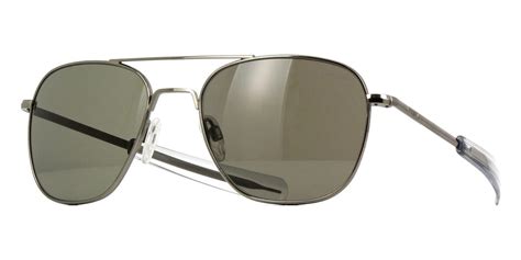 Randolph Aviator Gunmetal Af145 Sunglasses Pretavoir