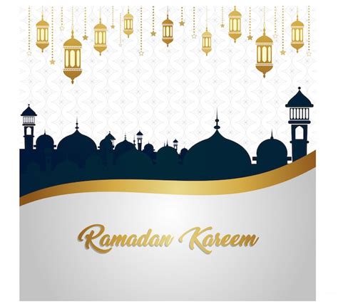 Fond De Ramadan Kareem Vecteur Premium