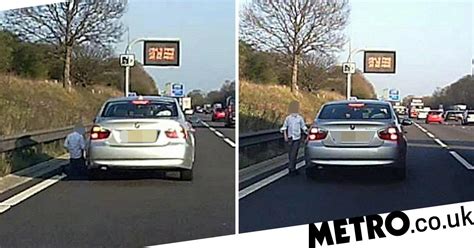 Dad Blocks Motorway Traffic To Let Son Pee At Roadside Metro News