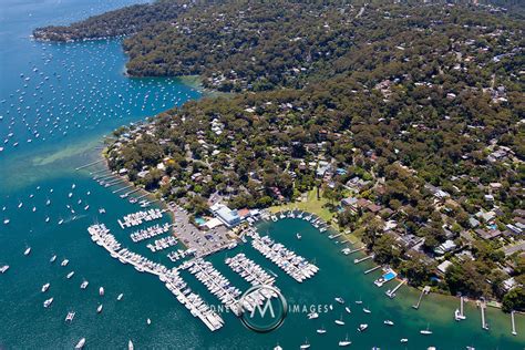 Sydney Aerial Photography Royal Motor Yacht Club Newport