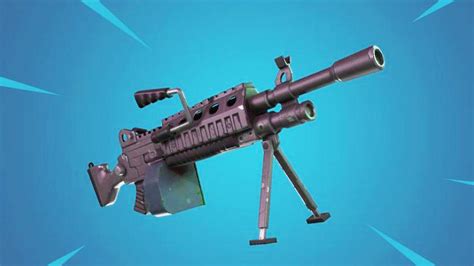Fortnite Neue Waffe Leichtes Maschinengewehr Als Minigun Ersatz
