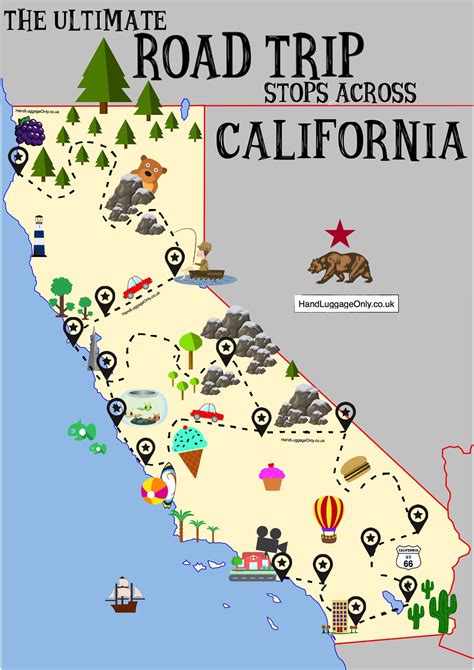 Maps Of California Created For Visitors And Travelers Northern