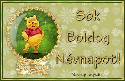 Maybe you would like to learn more about one of these? Micimackós névnapi képeslap gyerekeknek - Zenés névnapi ...