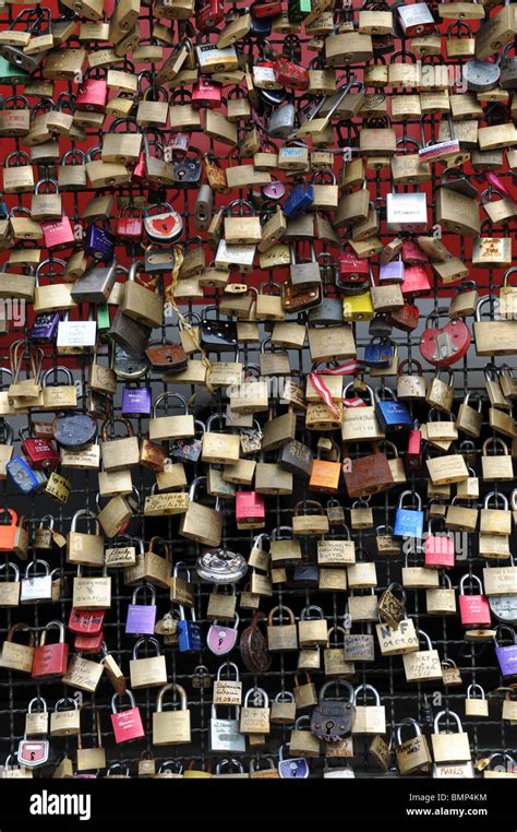 Love Locks Hi Res Stock Photography And Images Alamy