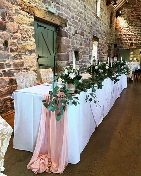 Maybe you would like to learn more about one of these? Rustic Barn Top Table Decor Ideas with Chiffon Table ...
