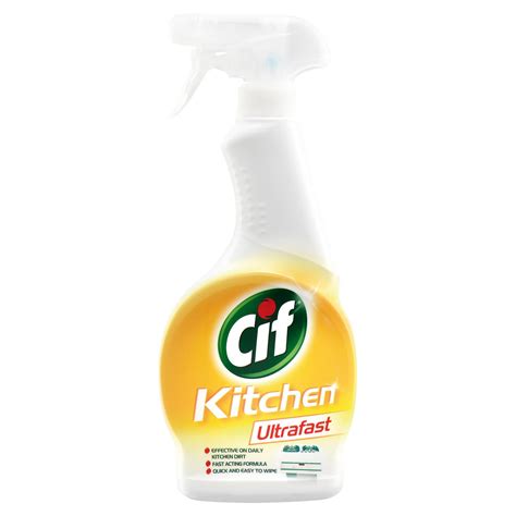 Cif Ultrafast Kitchen Spray 450 Ml Kitchen Iceland Foods