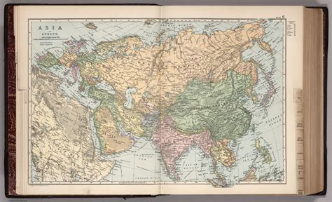 Asia And Europe 6 David Rumsey Historical Map Collection