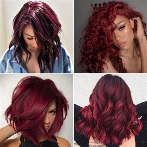 Hair color for dark skin. 35 Sexy Dark Red Hair Color Ideas (2020 Styles)