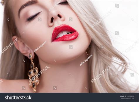 Sexy Lips Big Seductive Lips Mouth Stock Photo Shutterstock