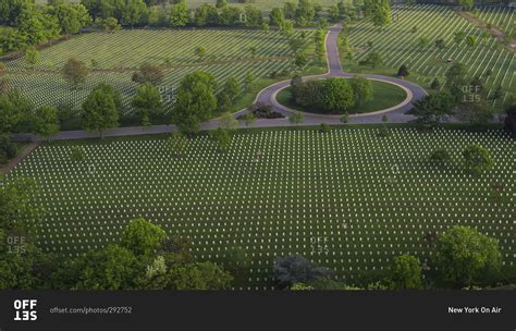 Aerial View Of The Arlington National Cemetery Arlington County