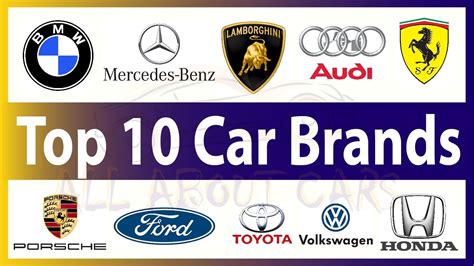 Top 10 Popular Car Brands Madelynkruwkent