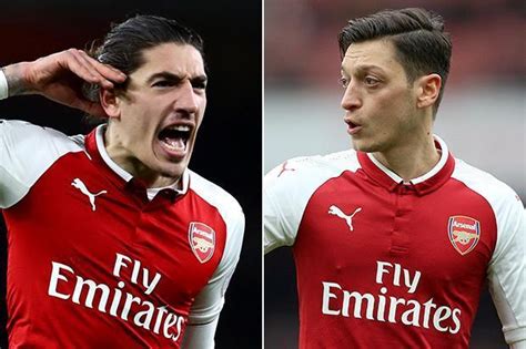 Arsenal Stars Hector Bellerin And Mesut Ozil Make Up After On Field