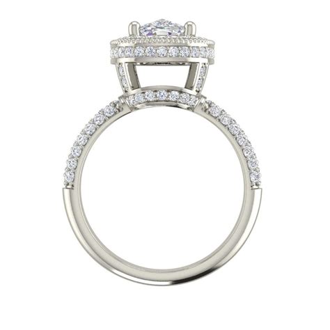 Halo 275 Carat Cushion Cut Diamond Ring Ara Diamonds