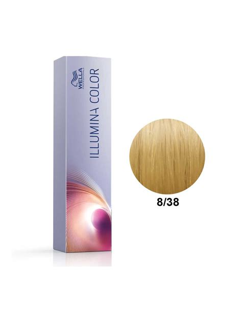 Illumina Color 8 38 Light Blond Gold Pearl 60ml Wella Professionals