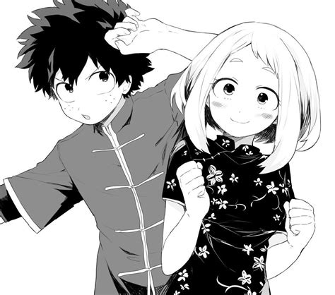 Midoriya Izuku And Uraraka Ochako Parejas De Anime Parejas De Anime Manga Anime Romance