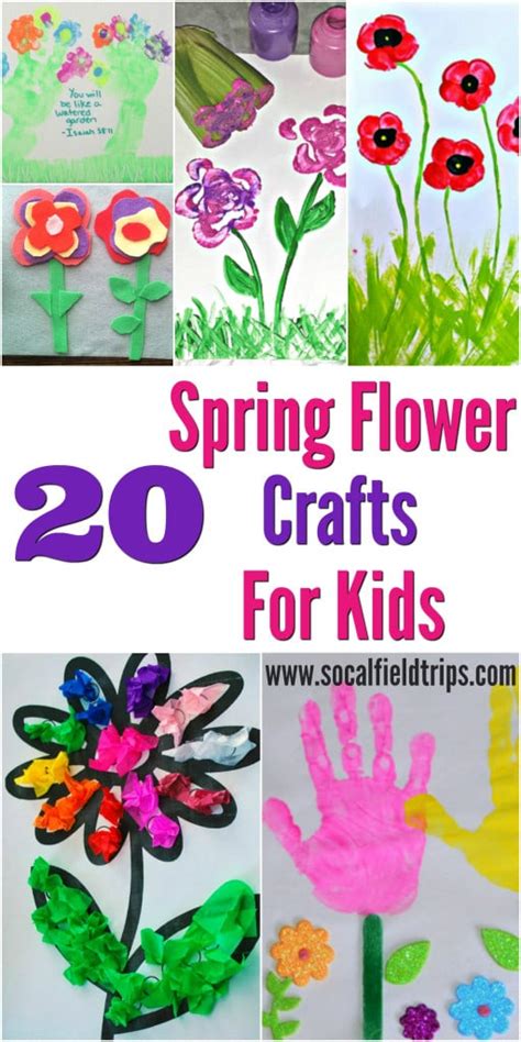 20 Flower Crafts For Kids Socal Field Trips