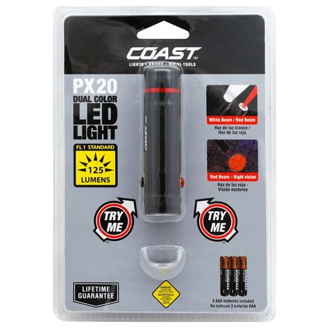 Coast Px20 Dual Color Led Flashlight Shop Flashlights At H E B