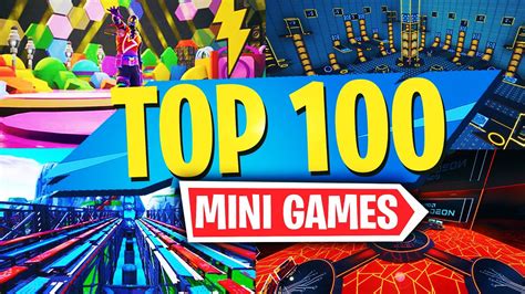 Top 100 Best Mini Games Creative Maps In Fortnite Fortnite Mini Game