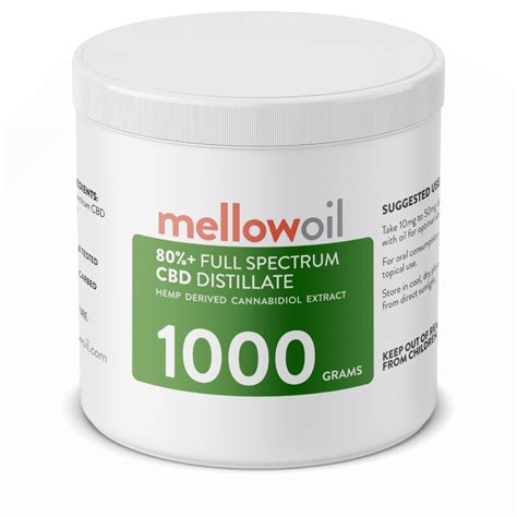 bulk wholesale full spectrum cbd distillate 80 1kg buy mellow canada