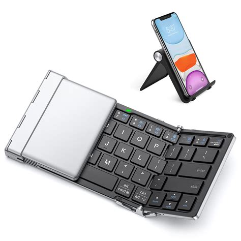 Buy Foldable Keyboard Iclever Bk03 Portable Keyboard With Stand Holder