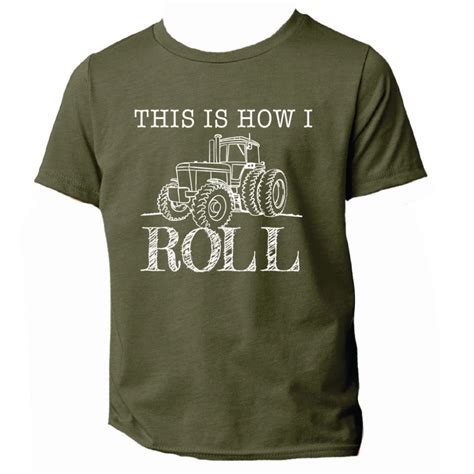 Country Boys This Is How I Roll Tractor T Shirt Green Country Boy