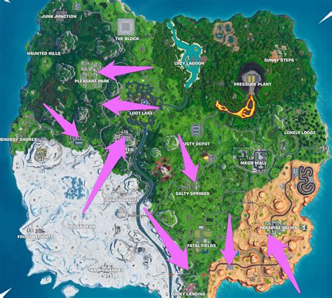 Gas Station Locations Fortnite
