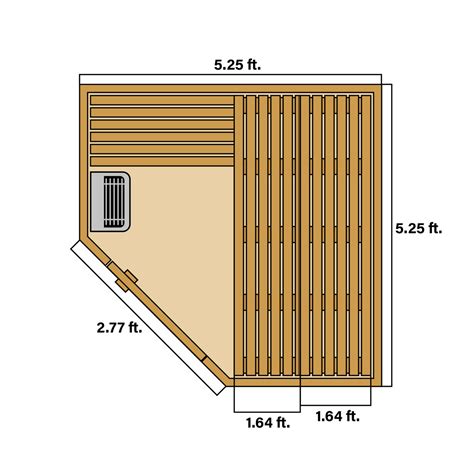Canadian Hemlock Wet Dry Indoor Sauna 45 Kw Etl Certified Heater 4